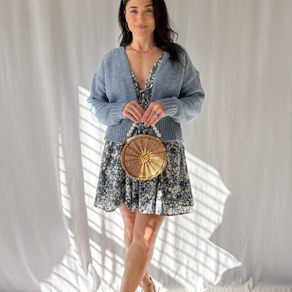 Sage The Label | Rhia Knit Open Cardigan | Blue - Picture 7 of 16